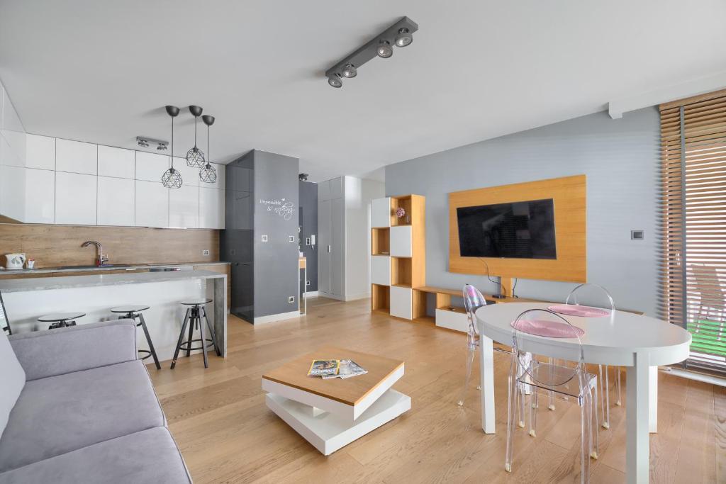 Poznan Grafitowa Modern Apartment Экстерьер фото